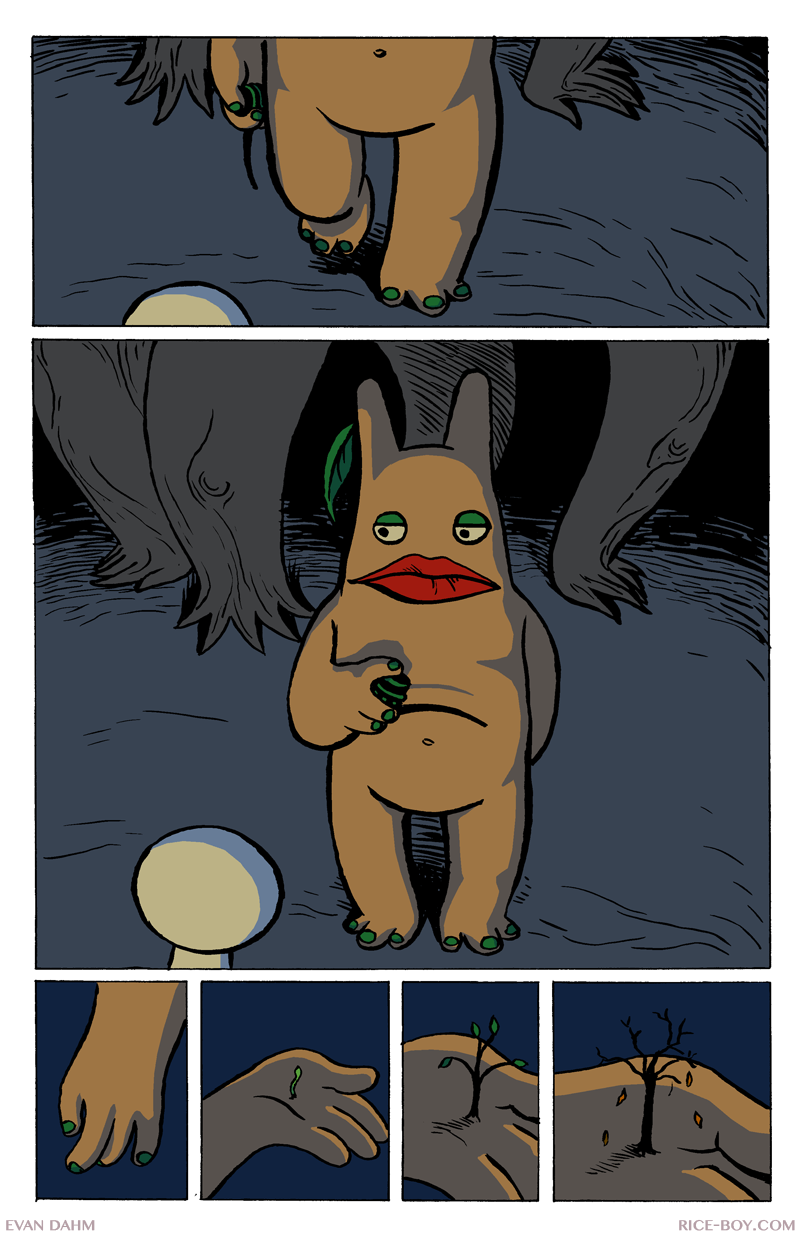 Rice Boy by Evan Dahm, page 68 (The First Book). CC BY-NC-SA 3.0 US. https://www.rice-boy.com/rb/index.php?c=068