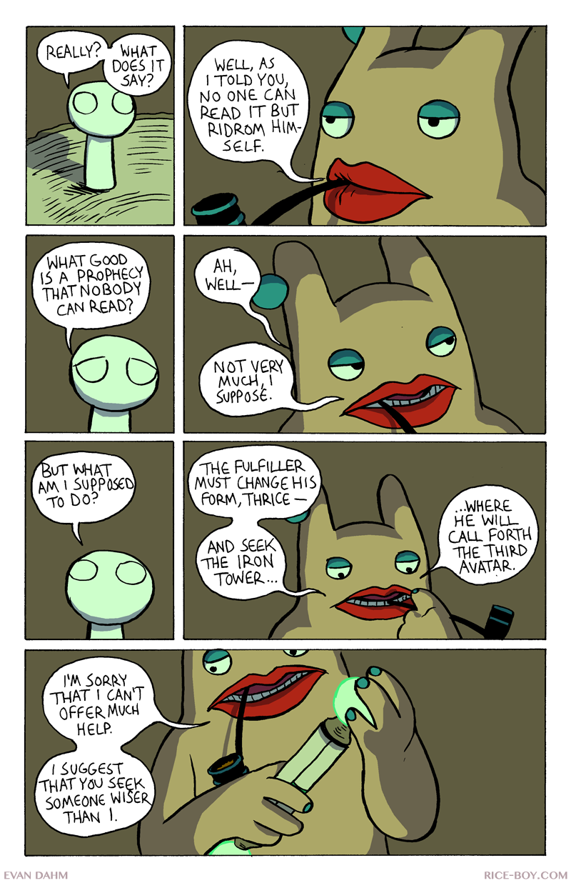 Rice Boy by Evan Dahm, page 96 (The Second Book). CC BY-NC-SA 3.0 US. https://www.rice-boy.com/rb/index.php?c=096