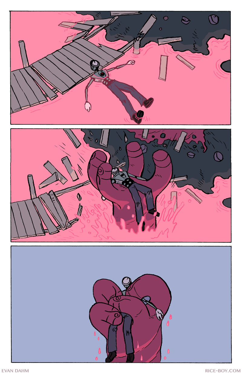 Rice Boy by Evan Dahm, page 100 (The Second Book). CC BY-NC-SA 3.0 US. https://www.rice-boy.com/rb/index.php?c=100