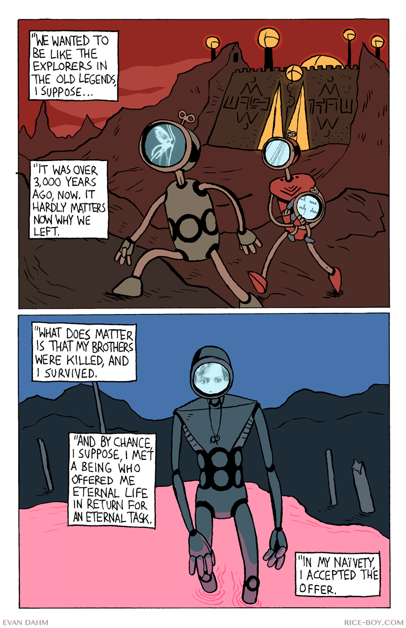 Rice Boy by Evan Dahm, page 144 (The Second Book). CC BY-NC-SA 3.0 US. https://www.rice-boy.com/rb/index.php?c=144