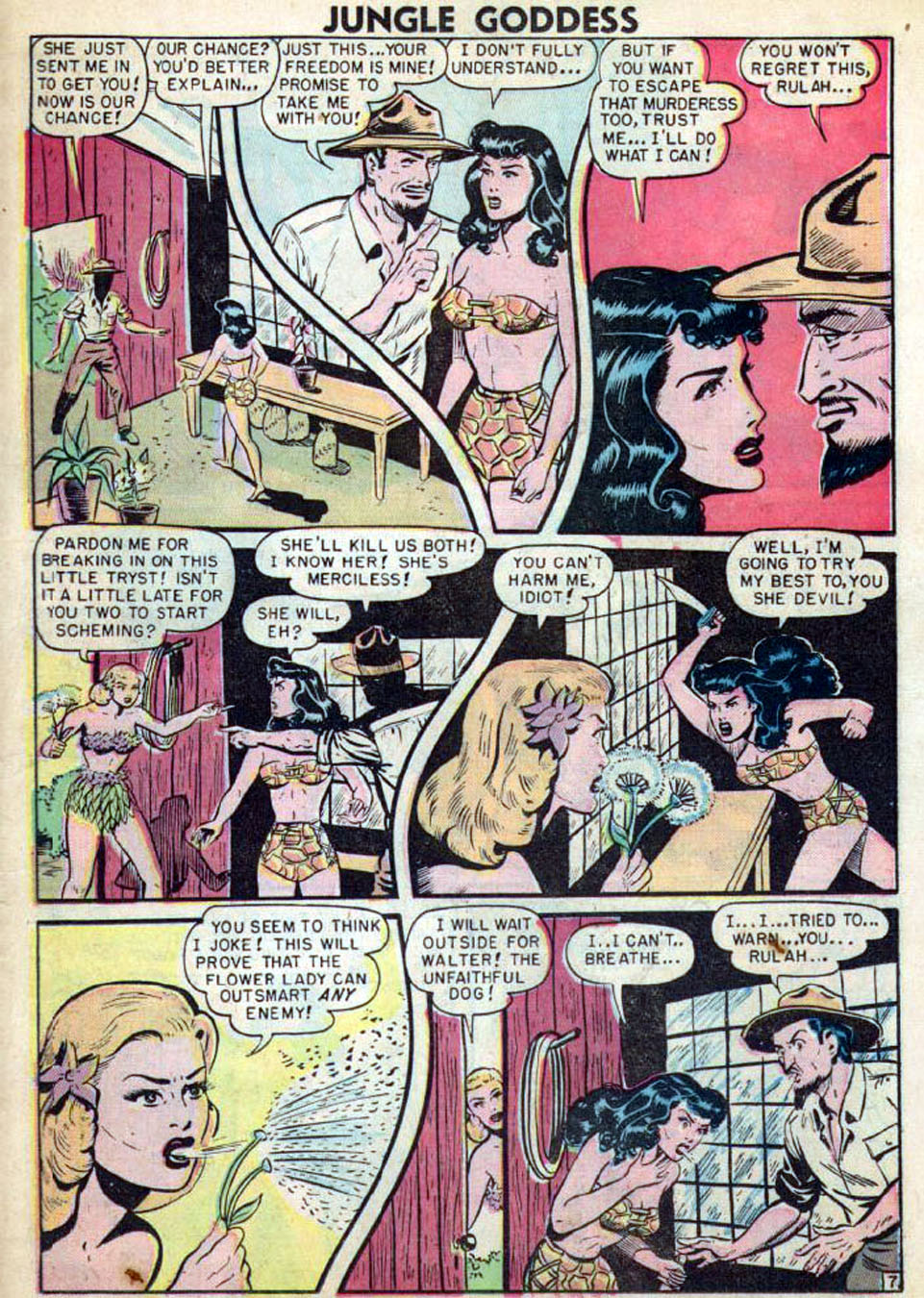 Rulah, Jungle Goddess #18, page 18. Public domain. Source: https://commons.wikimedia.org/wiki/File%3ARulah1821.jpg