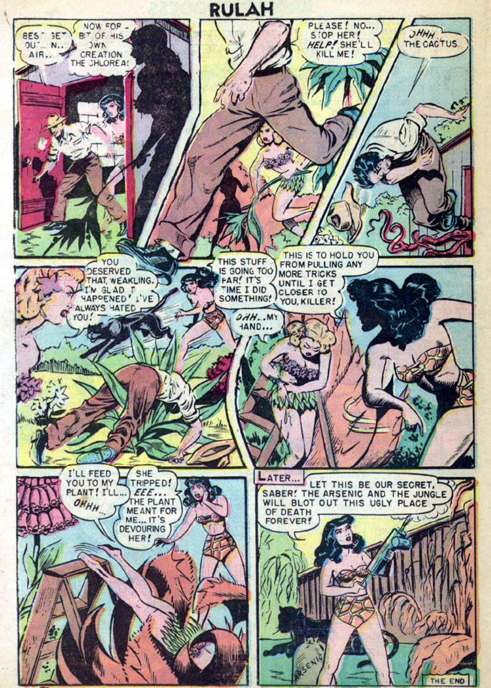Rulah, Jungle Goddess #18, page 19. Public domain. Source: https://commons.wikimedia.org/wiki/File%3ARulah1822.jpg