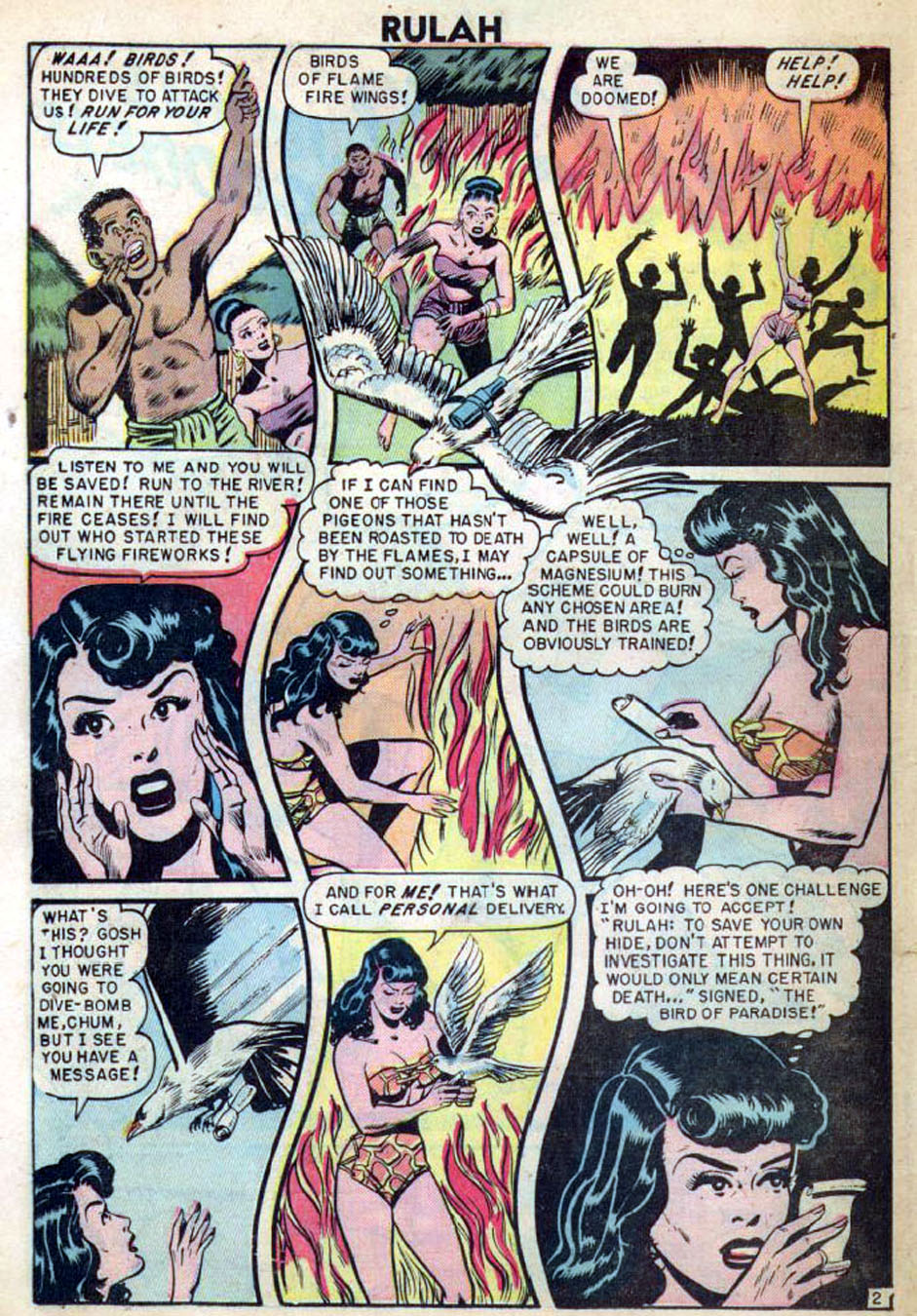 Rulah, Jungle Goddess #18, page 21. Public domain. Source: https://commons.wikimedia.org/wiki/File%3ARulah1826.jpg