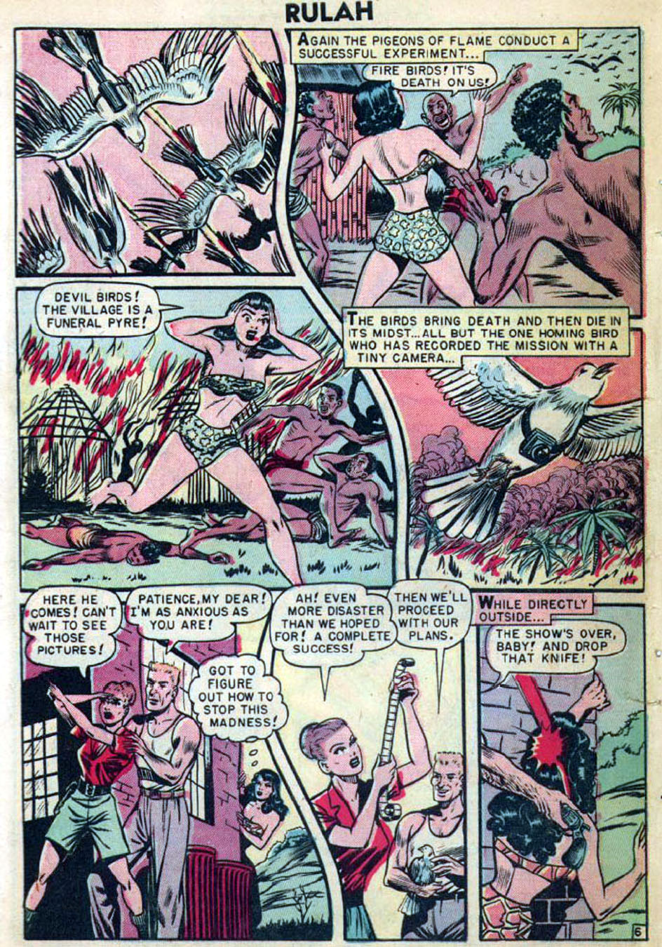 Rulah, Jungle Goddess #18, page 25. Public domain. Source: https://commons.wikimedia.org/wiki/File%3ARulah1830.jpg