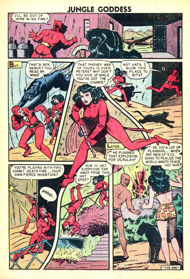 Rulah, Jungle Goddess #19, page 11. Public domain. Source: https://commons.wikimedia.org/wiki/File%3ARulah1911.JPG