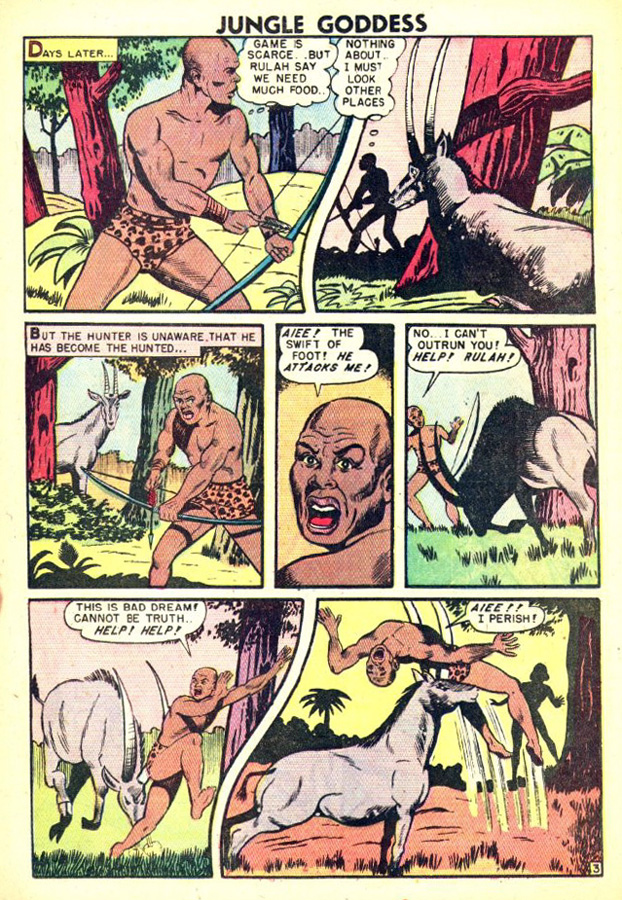 Rulah, Jungle Goddess #19, page 14. Public domain. Source: https://commons.wikimedia.org/wiki/File%3ARulah1915.JPG