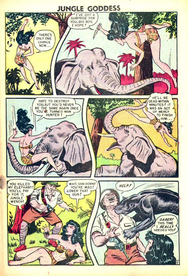Rulah, Jungle Goddess #19, page 20. Public domain. Source: https://commons.wikimedia.org/wiki/File%3ARulah1921.JPG