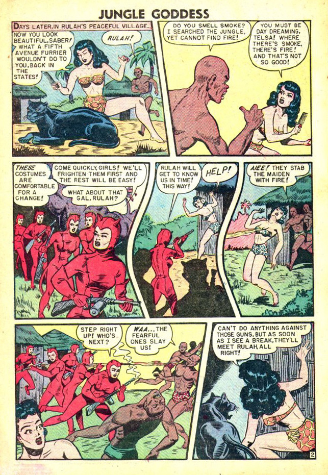 Rulah, Jungle Goddess #19, page 3. Public domain. Source: https://commons.wikimedia.org/wiki/File%3ARulah1903.JPG