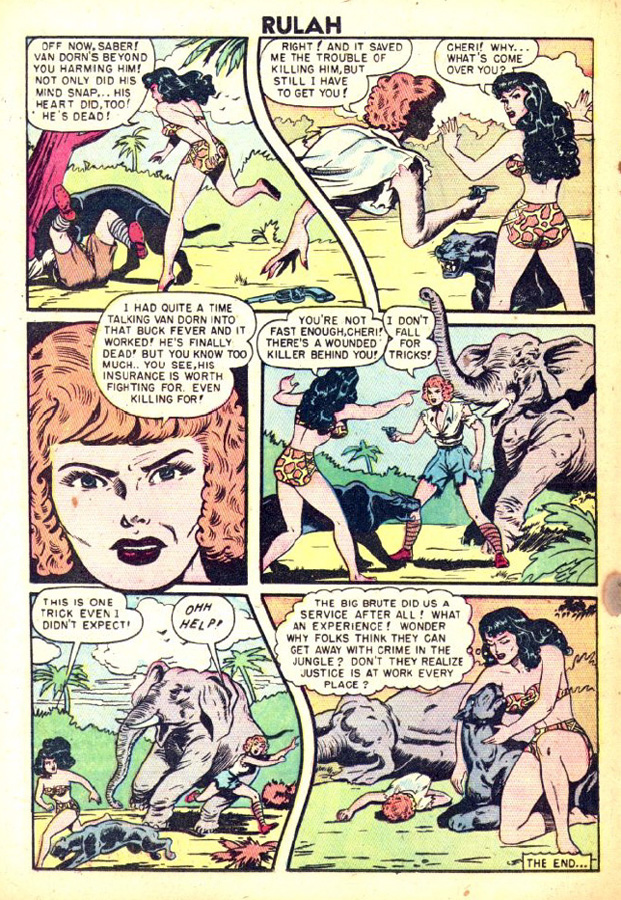 Rulah, Jungle Goddess #19, page 21. Public domain. Source: https://commons.wikimedia.org/wiki/File%3ARulah1922.JPG