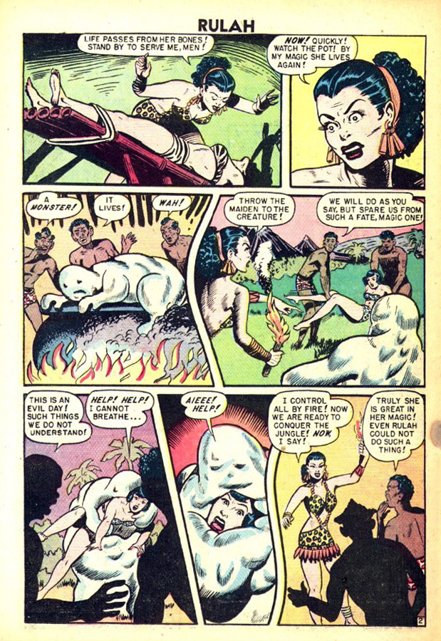 Rulah, Jungle Goddess #19, page 23. Public domain. Source: https://commons.wikimedia.org/wiki/File%3ARulah1926.JPG