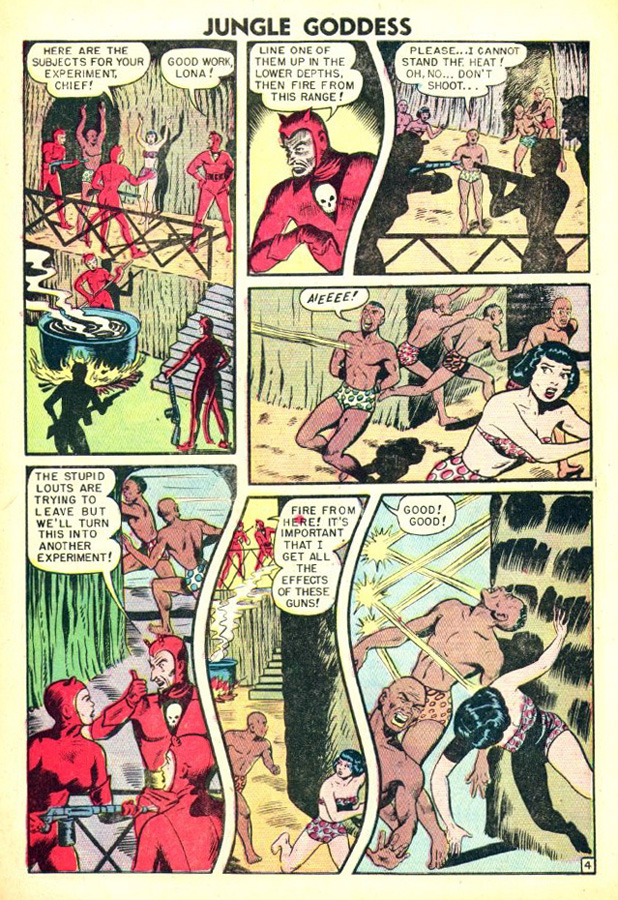 Rulah, Jungle Goddess #19, page 5. Public domain. Source: https://commons.wikimedia.org/wiki/File%3ARulah1905.JPG