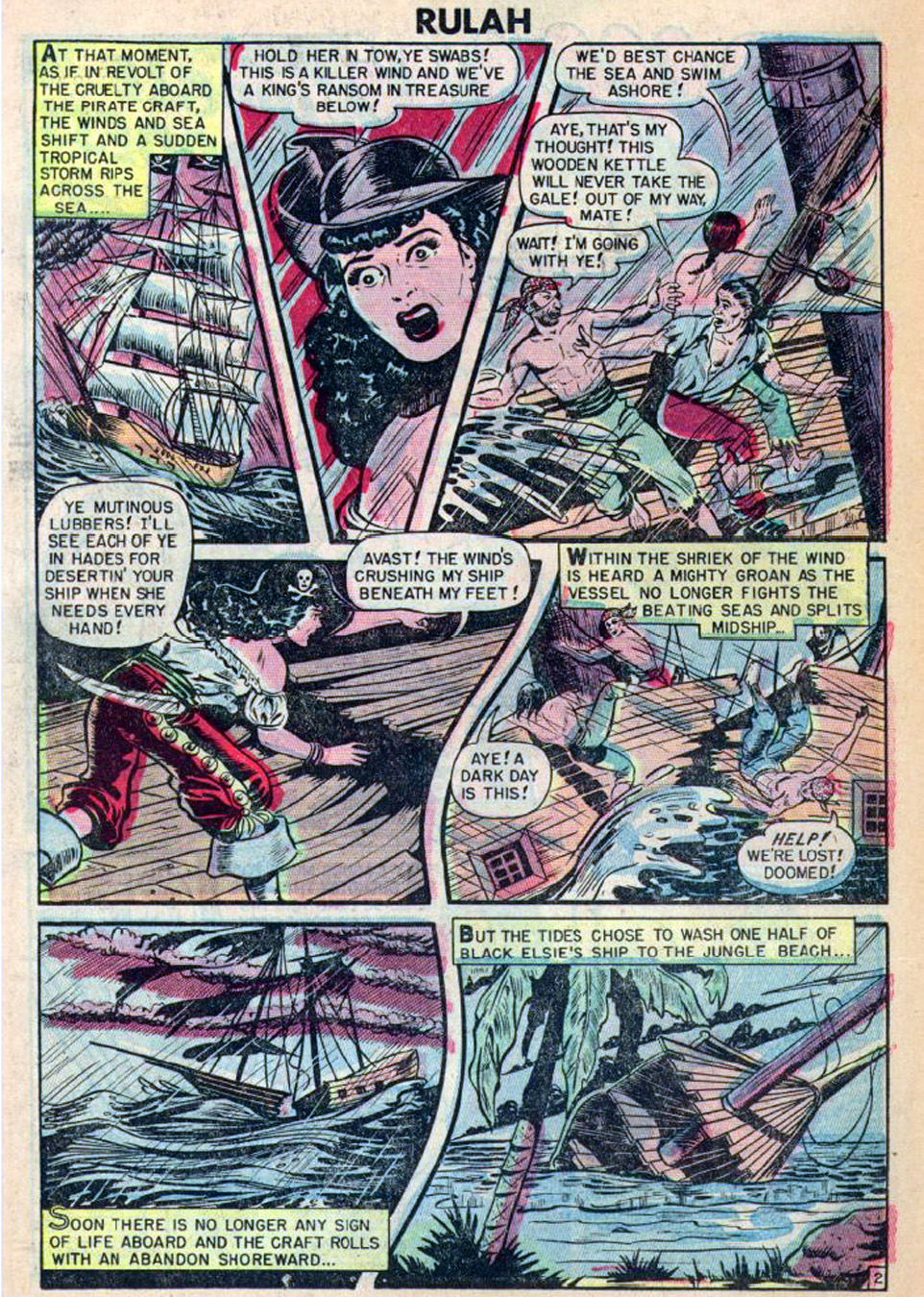 Rulah, Jungle Goddess #20, page 14. Public domain. Source: https://commons.wikimedia.org/wiki/File%3ARulah2014.jpg