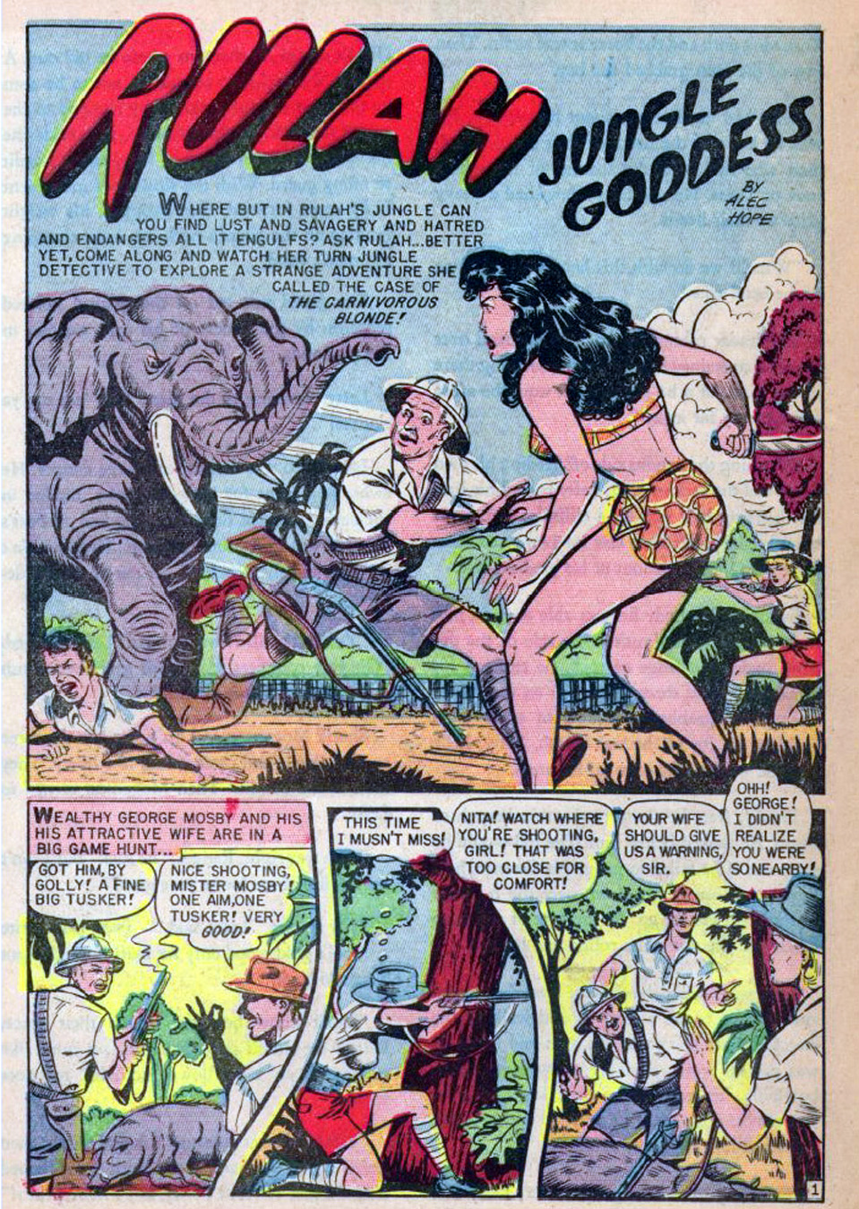 Rulah, Jungle Goddess #20, page 22. Public domain. Source: https://commons.wikimedia.org/wiki/File%3ARulah2024.jpg