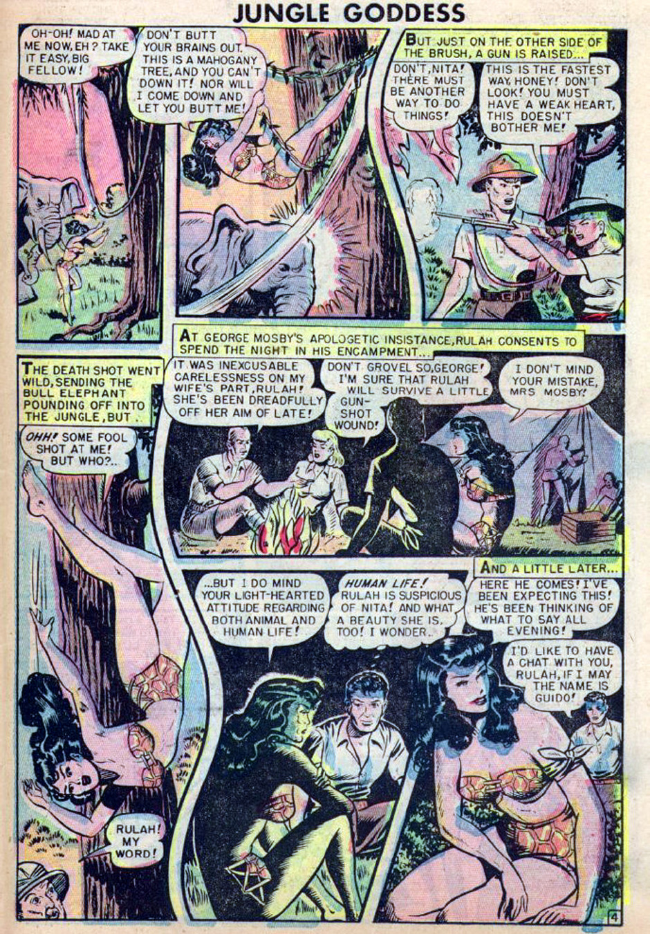 Rulah, Jungle Goddess #20, page 25. Public domain. Source: https://commons.wikimedia.org/wiki/File%3ARulah2027.jpg