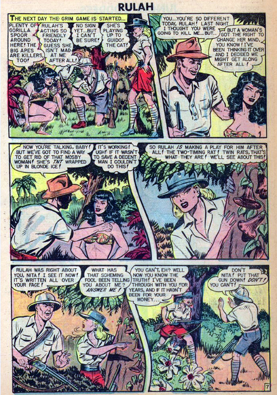 Rulah, Jungle Goddess #20, page 28. Public domain. Source: https://commons.wikimedia.org/wiki/File%3ARulah2030.jpg