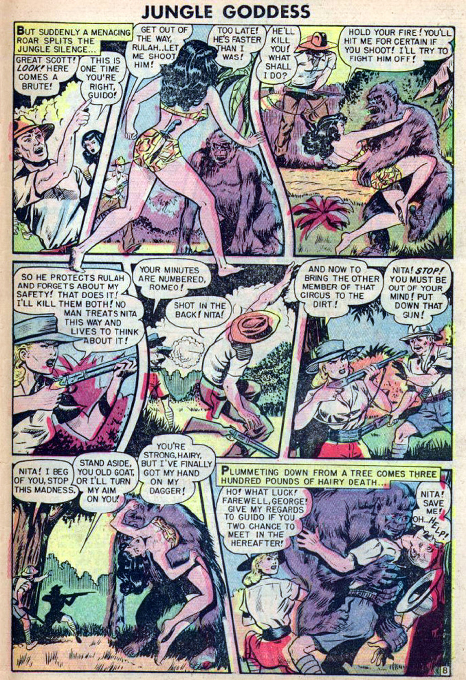 Rulah, Jungle Goddess #20, page 29. Public domain. Source: https://commons.wikimedia.org/wiki/File%3ARulah2031.JPG