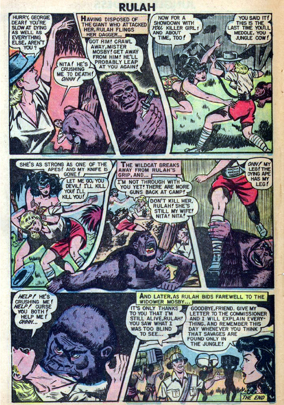 Rulah, Jungle Goddess #20, page 30. Public domain. Source: https://commons.wikimedia.org/wiki/File%3ARulah2032.JPG