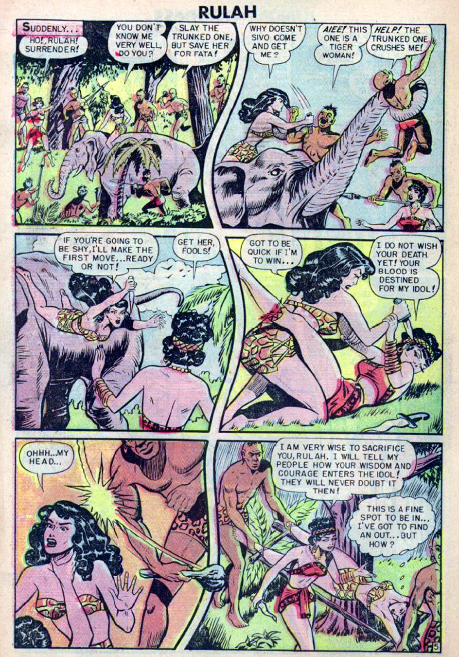 Rulah, Jungle Goddess #20, page 6. Public domain. Source: https://commons.wikimedia.org/wiki/File%3ARulah2006.jpg