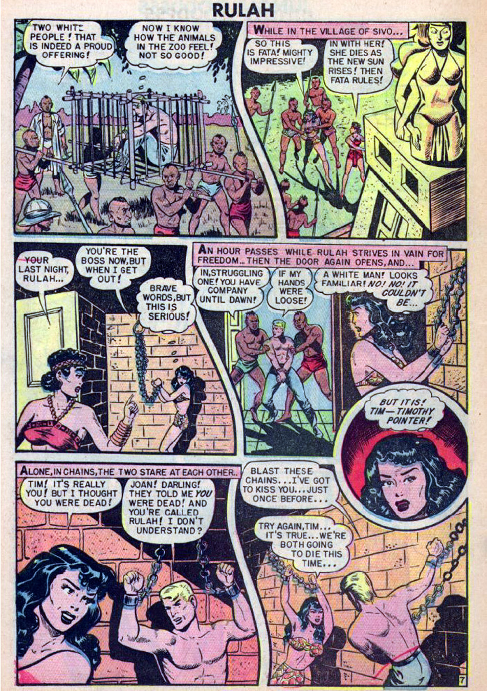 Rulah, Jungle Goddess #20, page 8. Public domain. Source: https://commons.wikimedia.org/wiki/File%3ARulah2008.jpg