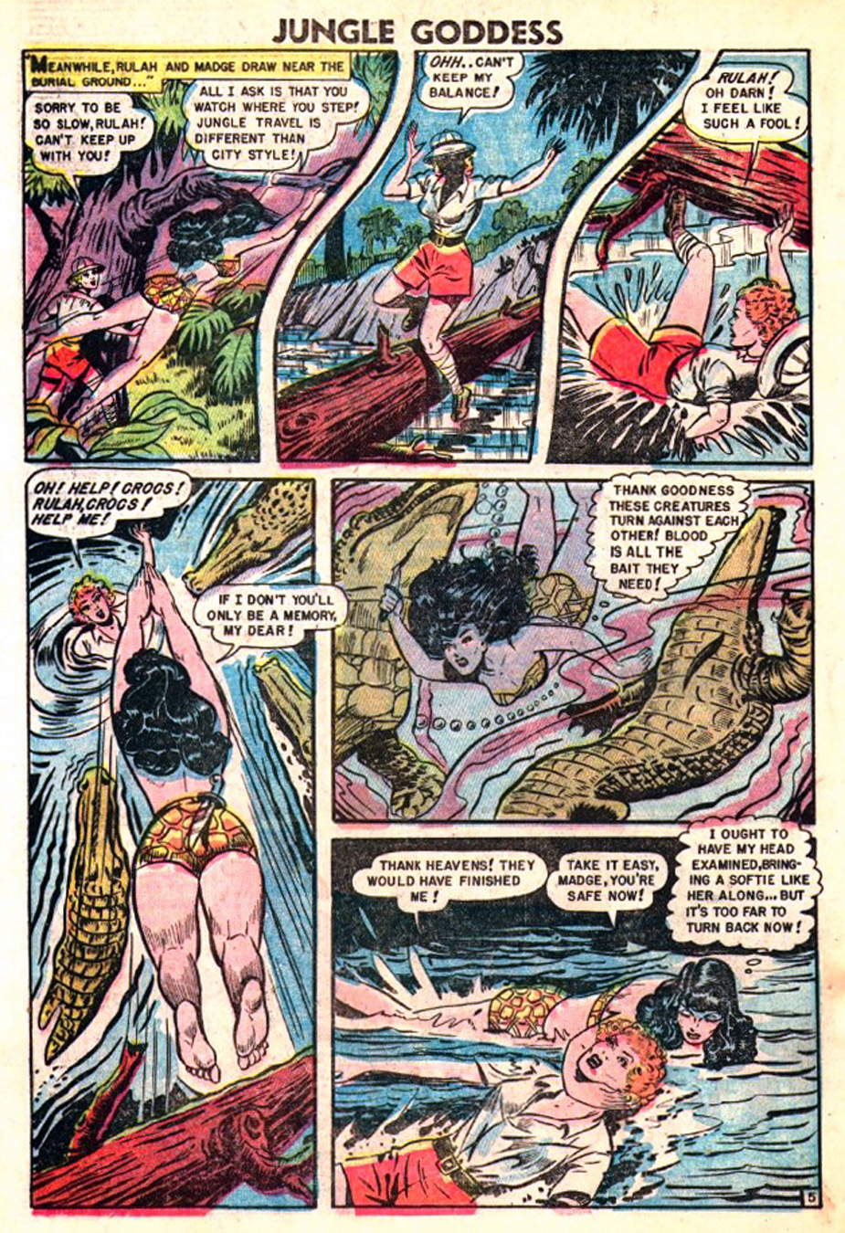 Rulah, Jungle Goddess #22, page 16. Public domain. Source: https://commons.wikimedia.org/wiki/File%3ARulah2218.JPG