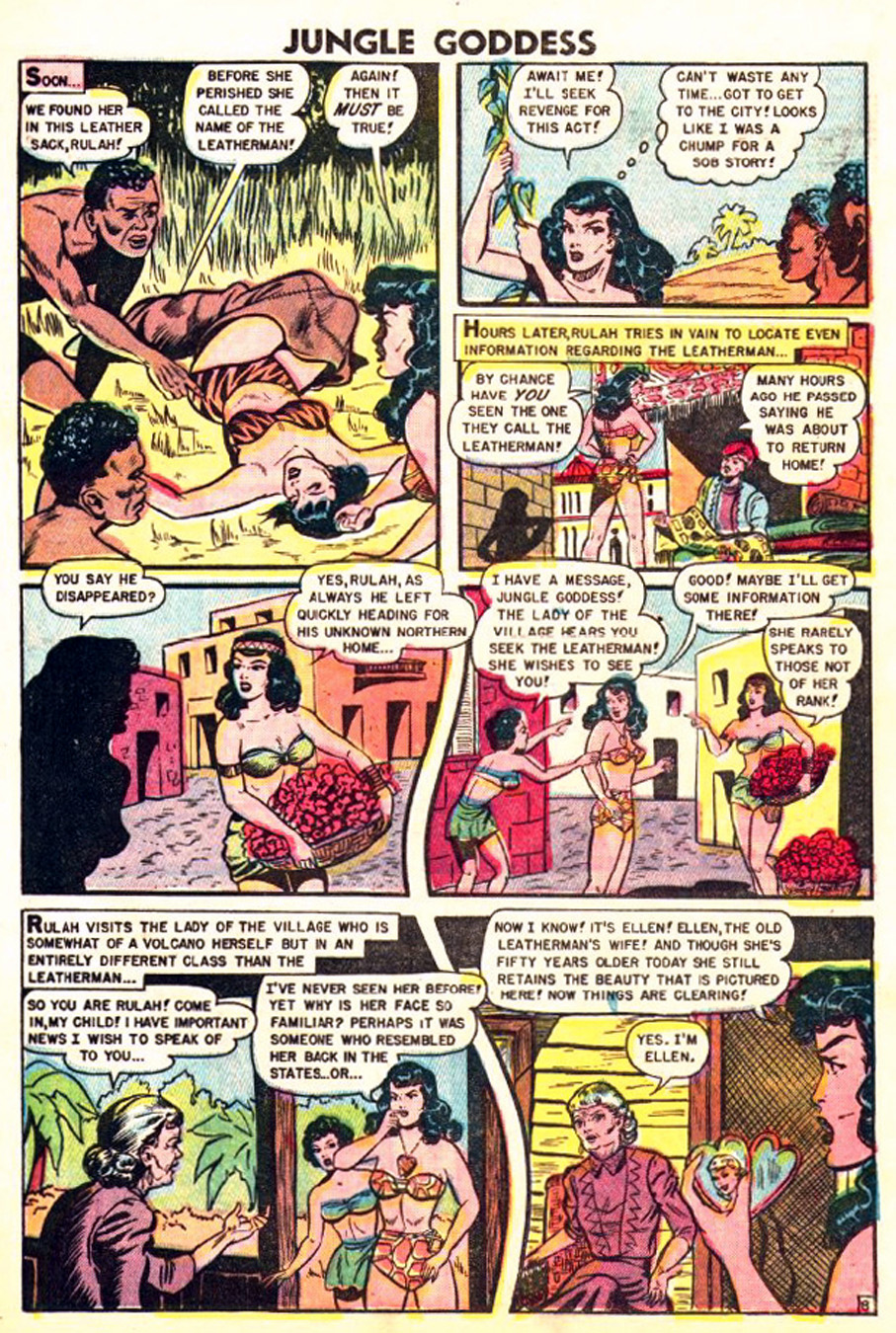 Rulah, Jungle Goddess #22, page 9. Public domain. Source: https://commons.wikimedia.org/wiki/File%3ARulah2209.JPG