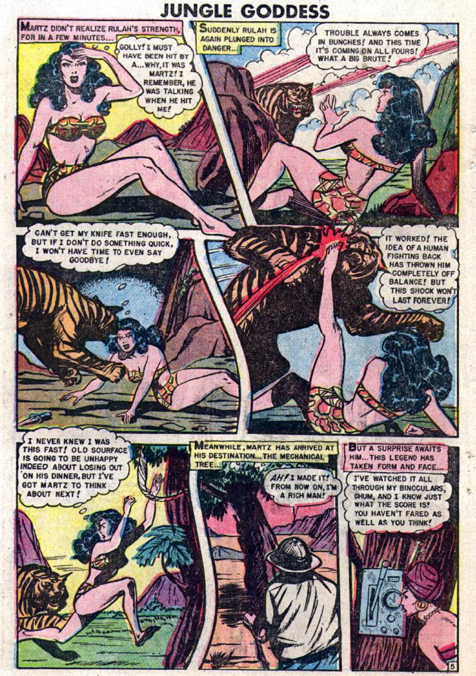 Rulah, Jungle Goddess #23, page 15. Public domain. Source: https://commons.wikimedia.org/wiki/File%3ARulah2316.JPG