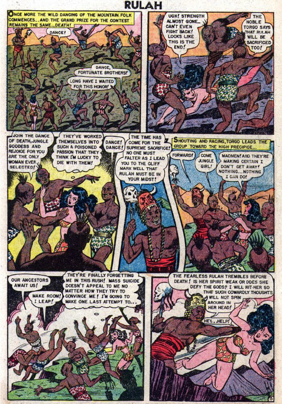 Rulah, Jungle Goddess #23, page 6. Public domain. Source: https://commons.wikimedia.org/wiki/File%3ARulah2306.JPG