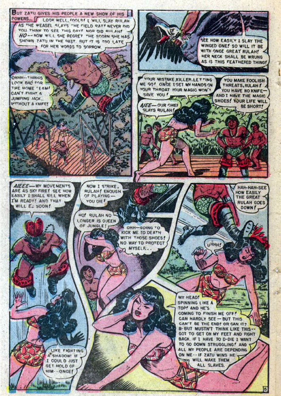 Rulah, Jungle Goddess #24, page 16. Public domain. Source: https://commons.wikimedia.org/wiki/File%3ARulah2416.jpg