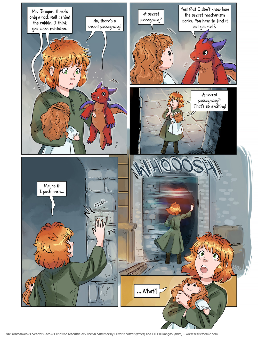 The Adventurous Scarlet Carolus – The Machine of Eternal Summer 022 (2024-04-25). Oliver Knörzer (writer) & Elli Puukangas (artist), CC BY-NC-ND 4.0. https://www.sandraandwoo.com/scarlet/comic/the-machine-of-eternal-summer-022/