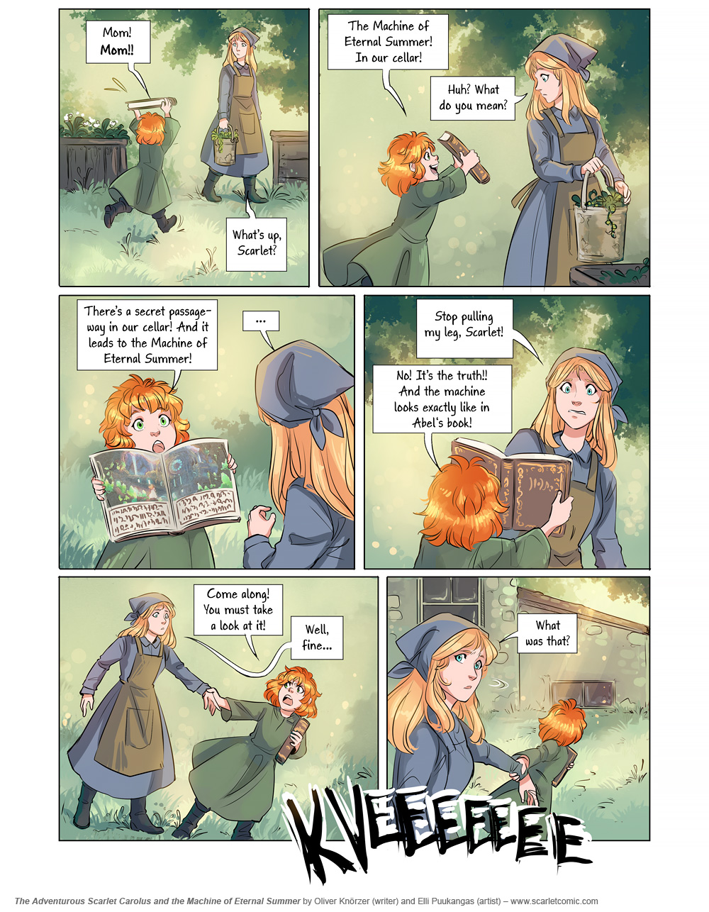 The Adventurous Scarlet Carolus – The Machine of Eternal Summer 025 (2024-05-06). Oliver Knörzer (writer) & Elli Puukangas (artist), CC BY-NC-ND 4.0. https://www.sandraandwoo.com/scarlet/comic/the-machine-of-eternal-summer-025/