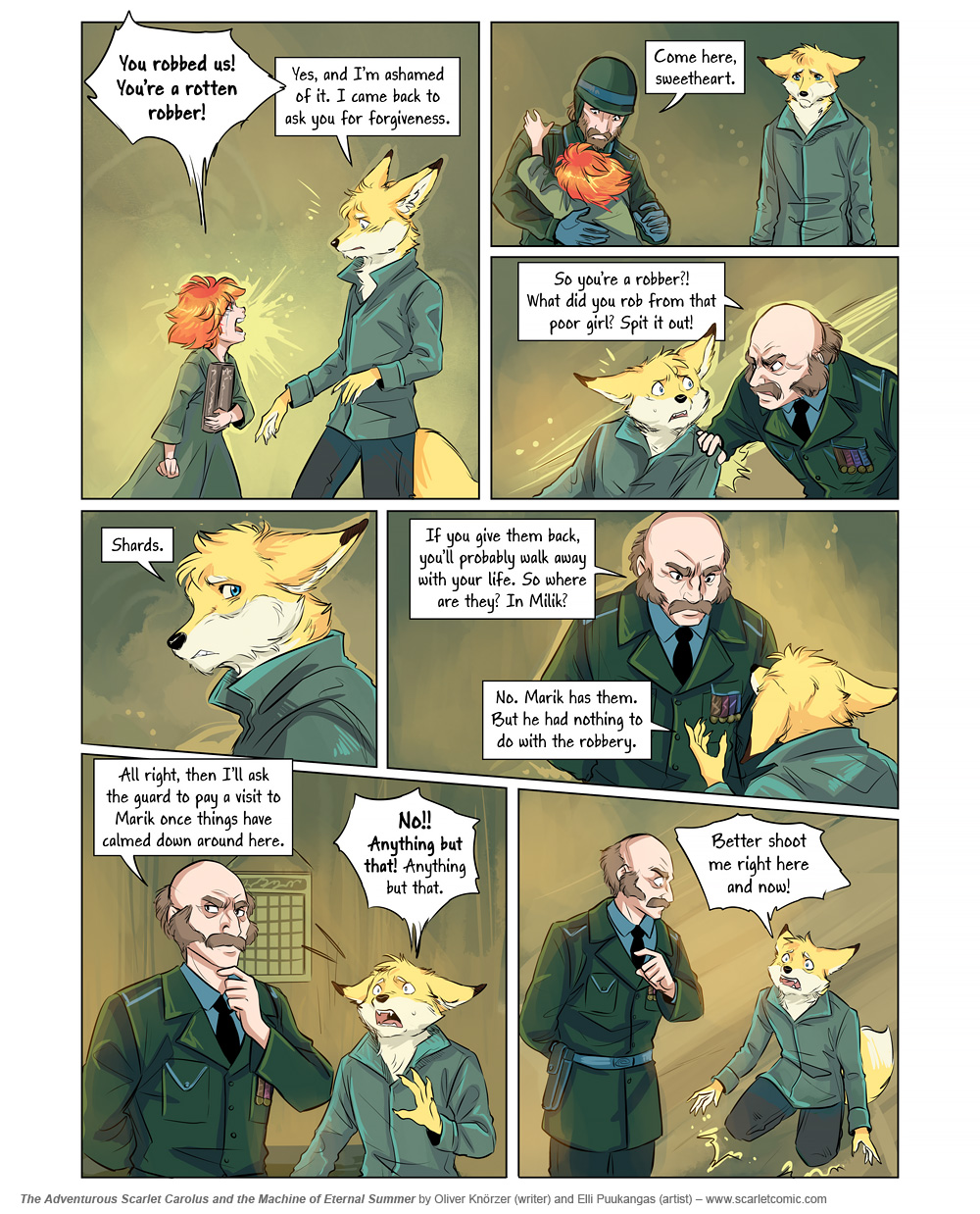 The Adventurous Scarlet Carolus – The Machine of Eternal Summer 036 (2024-06-18). Oliver Knörzer (writer) & Elli Puukangas (artist), CC BY-NC-ND 4.0. https://www.sandraandwoo.com/scarlet/comic/the-machine-of-eternal-summer-036/