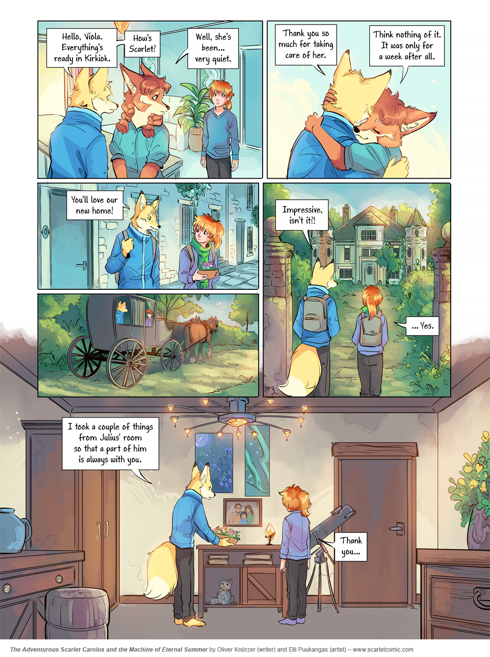 The Adventurous Scarlet Carolus – A Sky Full of Stars 105 (2025-07-07). Oliver Knörzer (writer) & Elli Puukangas (artist), CC BY-NC-ND 4.0. https://www.sandraandwoo.com/scarlet/comic/a-sky-full-of-stars-105/