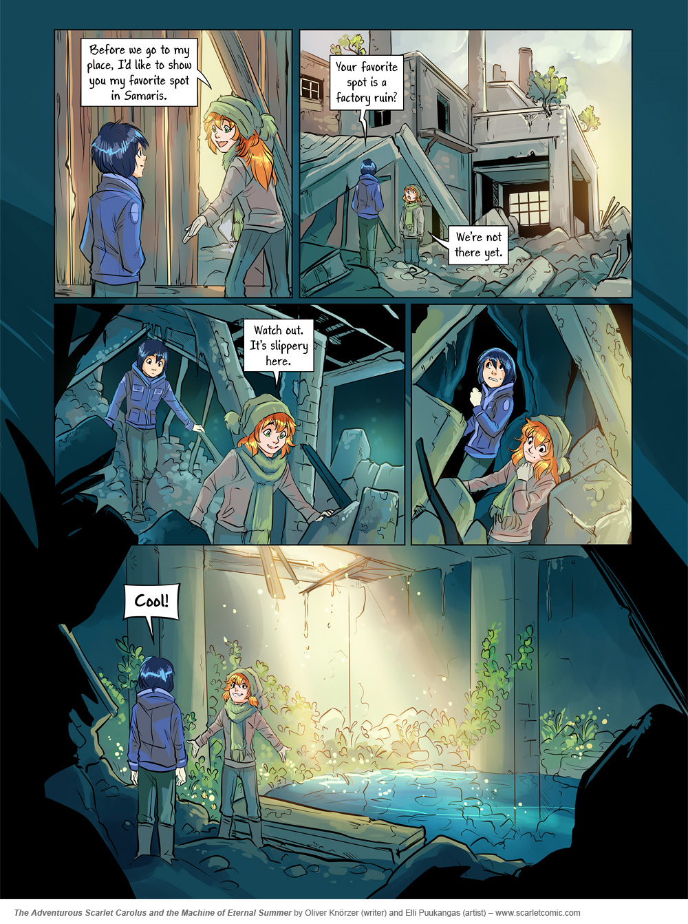 The Adventurous Scarlet Carolus – A Sky Full of Stars 038 (2024-11-08). Oliver Knörzer (writer) & Elli Puukangas (artist), CC BY-NC-ND 4.0. https://www.sandraandwoo.com/scarlet/comic/a-sky-full-of-stars-038/