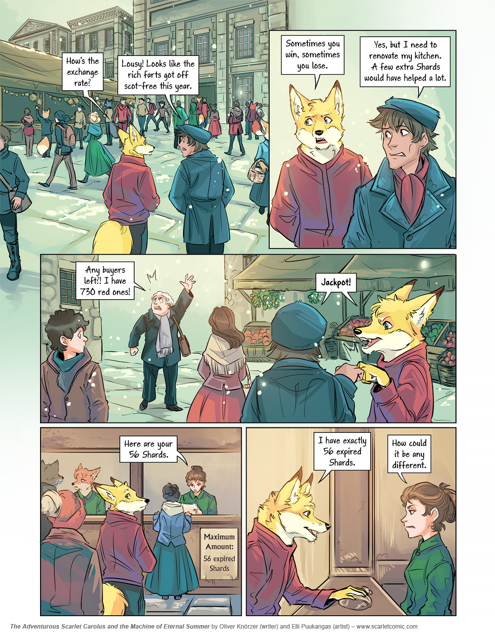 The Adventurous Scarlet Carolus – A Sky Full of Stars 050 (2024-12-20). Oliver Knörzer (writer) & Elli Puukangas (artist), CC BY-NC-ND 4.0. https://www.sandraandwoo.com/scarlet/comic/a-sky-full-of-stars-050/