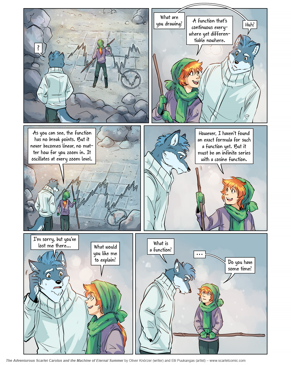 The Adventurous Scarlet Carolus – A Sky Full of Stars 071 (2025-03-06). Oliver Knörzer (writer) & Elli Puukangas (artist), CC BY-NC-ND 4.0. https://www.sandraandwoo.com/scarlet/comic/a-sky-full-of-stars-071/