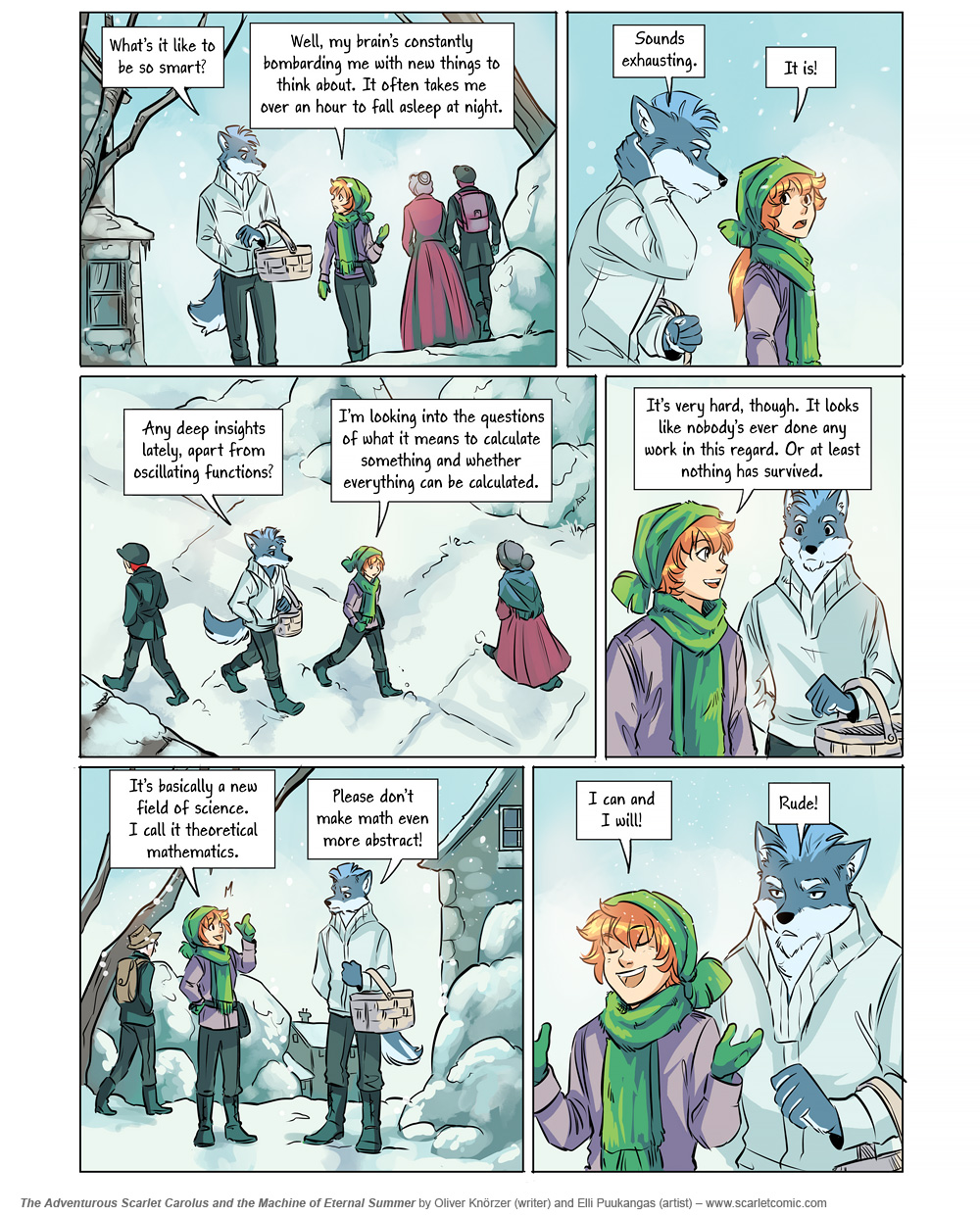 The Adventurous Scarlet Carolus – A Sky Full of Stars 073 (2025-03-13). Oliver Knörzer (writer) & Elli Puukangas (artist), CC BY-NC-ND 4.0. https://www.sandraandwoo.com/scarlet/comic/a-sky-full-of-stars-073/