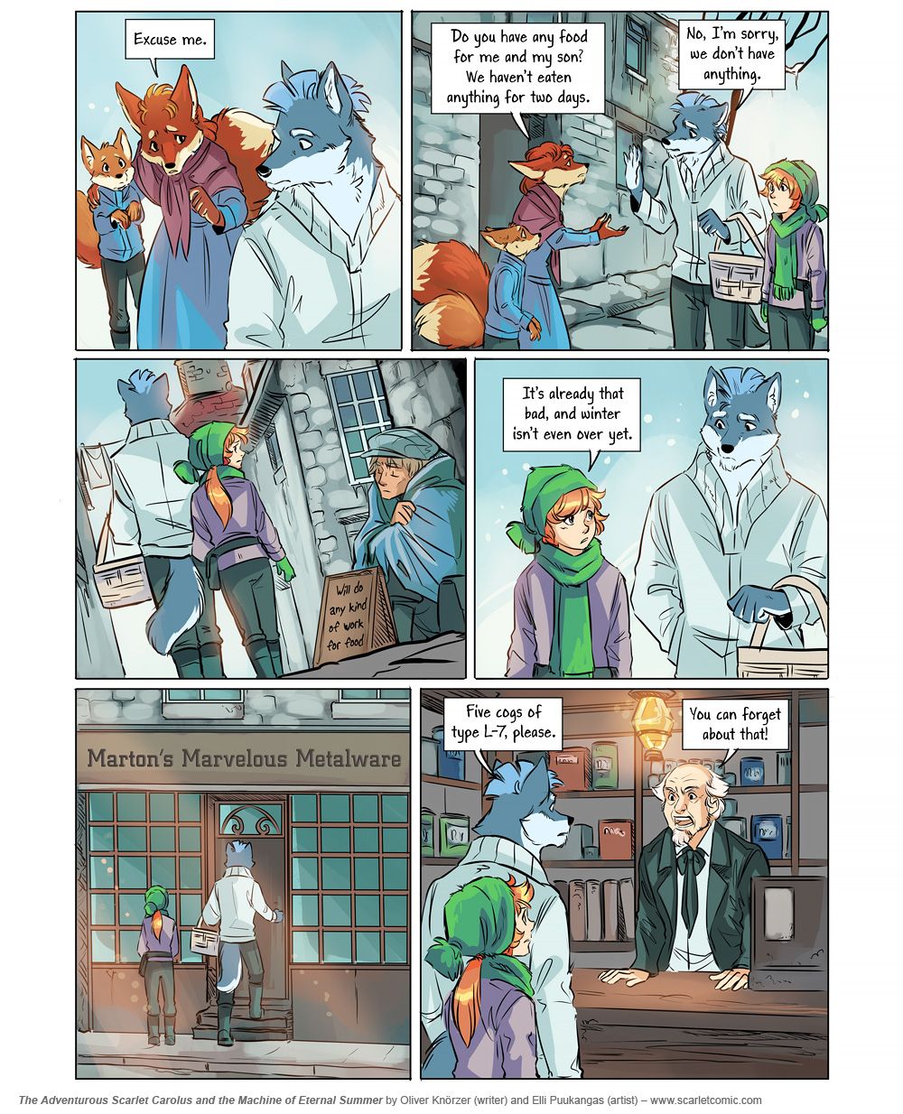 The Adventurous Scarlet Carolus – A Sky Full of Stars 074 (2025-03-17). Oliver Knörzer (writer) & Elli Puukangas (artist), CC BY-NC-ND 4.0. https://www.sandraandwoo.com/scarlet/comic/a-sky-full-of-stars-074/