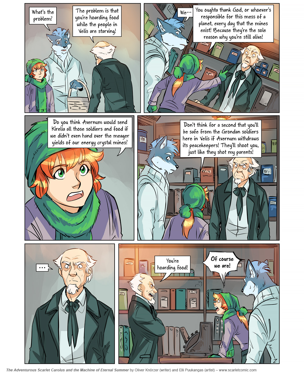 The Adventurous Scarlet Carolus – A Sky Full of Stars 075 (2025-03-21). Oliver Knörzer (writer) & Elli Puukangas (artist), CC BY-NC-ND 4.0. https://www.sandraandwoo.com/scarlet/comic/a-sky-full-of-stars-075/