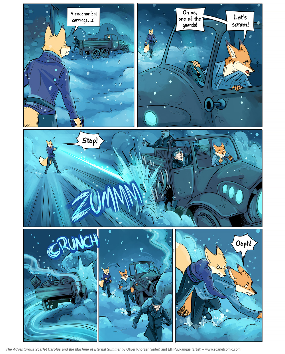 The Adventurous Scarlet Carolus – A Sky Full of Stars 078 (2025-03-31). Oliver Knörzer (writer) & Elli Puukangas (artist), CC BY-NC-ND 4.0. https://www.sandraandwoo.com/scarlet/comic/a-sky-full-of-stars-078/