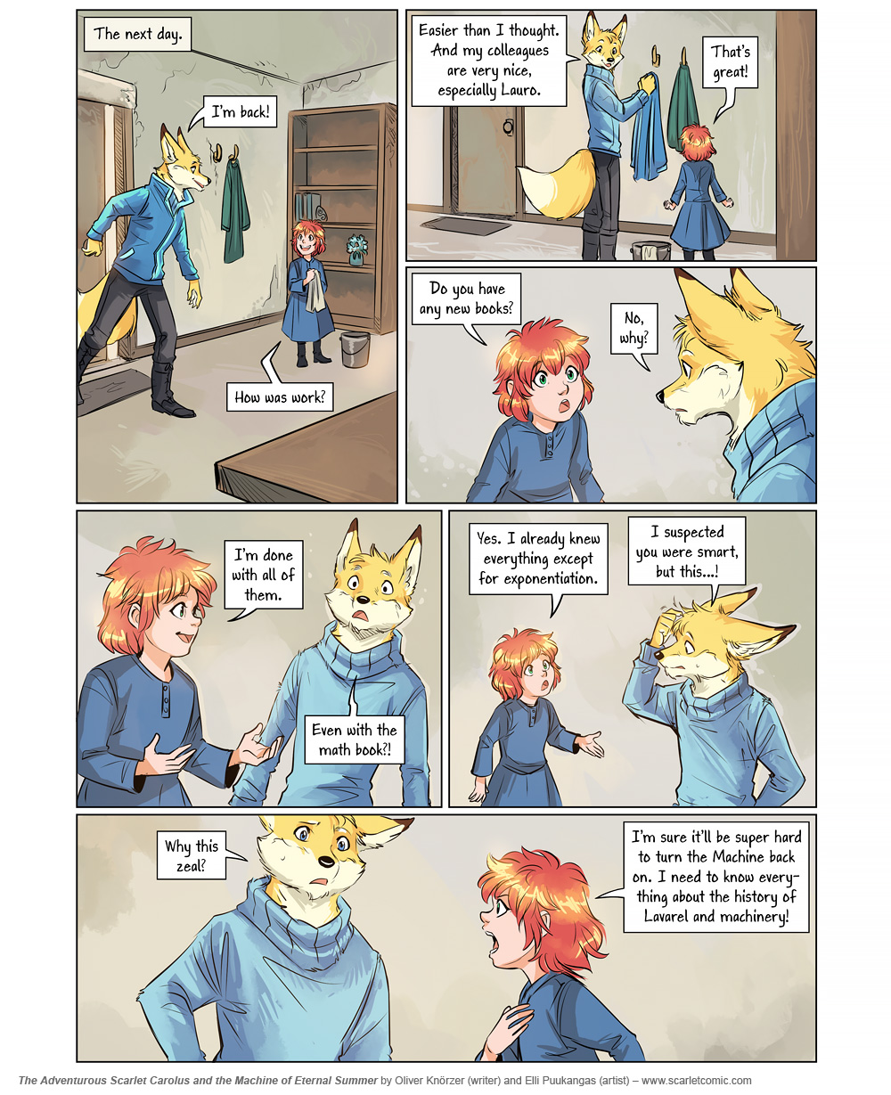 The Adventurous Scarlet Carolus – A Sky Full of Stars 008 (2024-07-25). Oliver Knörzer (writer) & Elli Puukangas (artist), CC BY-NC-ND 4.0. https://www.sandraandwoo.com/scarlet/comic/a-sky-full-of-stars-008/