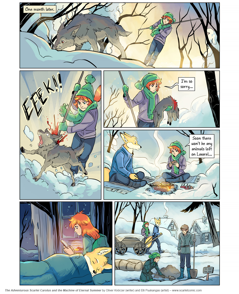 The Adventurous Scarlet Carolus – A Sky Full of Stars 083 (2025-04-17). Oliver Knörzer (writer) & Elli Puukangas (artist), CC BY-NC-ND 4.0. https://www.sandraandwoo.com/scarlet/comic/a-sky-full-of-stars-083/