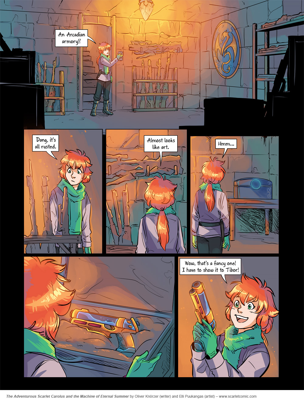 The Adventurous Scarlet Carolus – A Sky Full of Stars 087 (2025-05-01). Oliver Knörzer (writer) & Elli Puukangas (artist), CC BY-NC-ND 4.0. https://www.sandraandwoo.com/scarlet/comic/a-sky-full-of-stars-087/