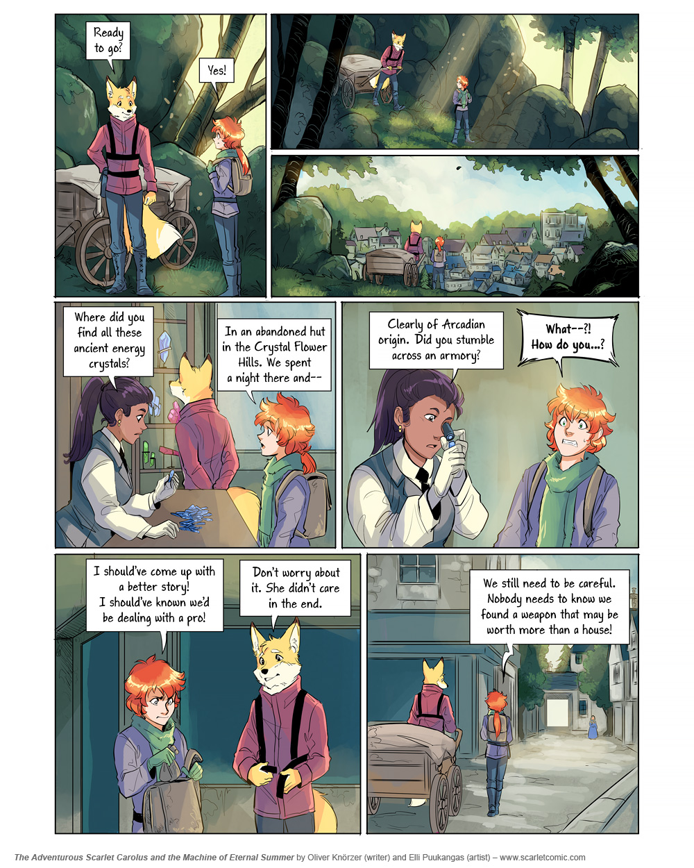 The Adventurous Scarlet Carolus – A Sky Full of Stars 094 (2025-05-27). Oliver Knörzer (writer) & Elli Puukangas (artist), CC BY-NC-ND 4.0. https://www.sandraandwoo.com/scarlet/comic/a-sky-full-of-stars-094/