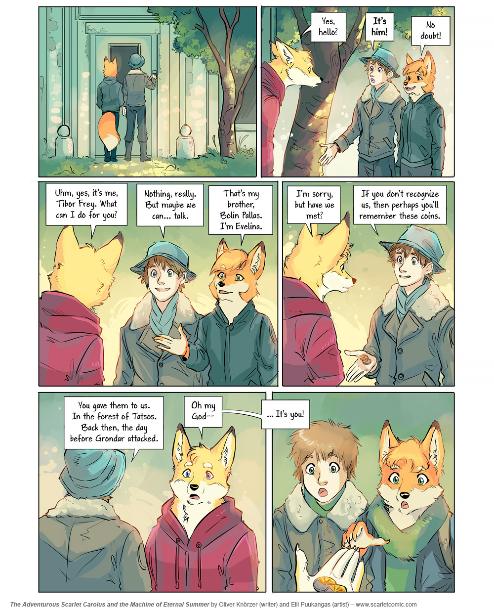 The Adventurous Scarlet Carolus – Machine Girl 044 (2026-01-06). Oliver Knörzer (writer) & Elli Puukangas (artist), CC BY-NC-ND 4.0. https://www.sandraandwoo.com/scarlet/comic/machine-girl-044/