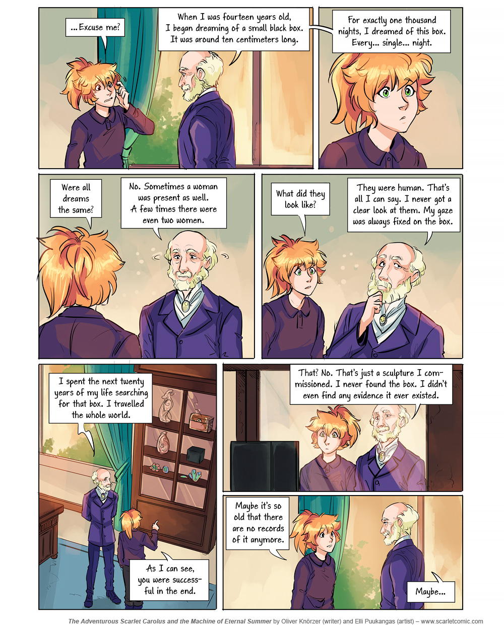 The Adventurous Scarlet Carolus – Machine Girl 059 (2026-03-18). Oliver Knörzer (writer) & Elli Puukangas (artist), CC BY-NC-ND 4.0. https://www.sandraandwoo.com/scarlet/comic/machine-girl-059/