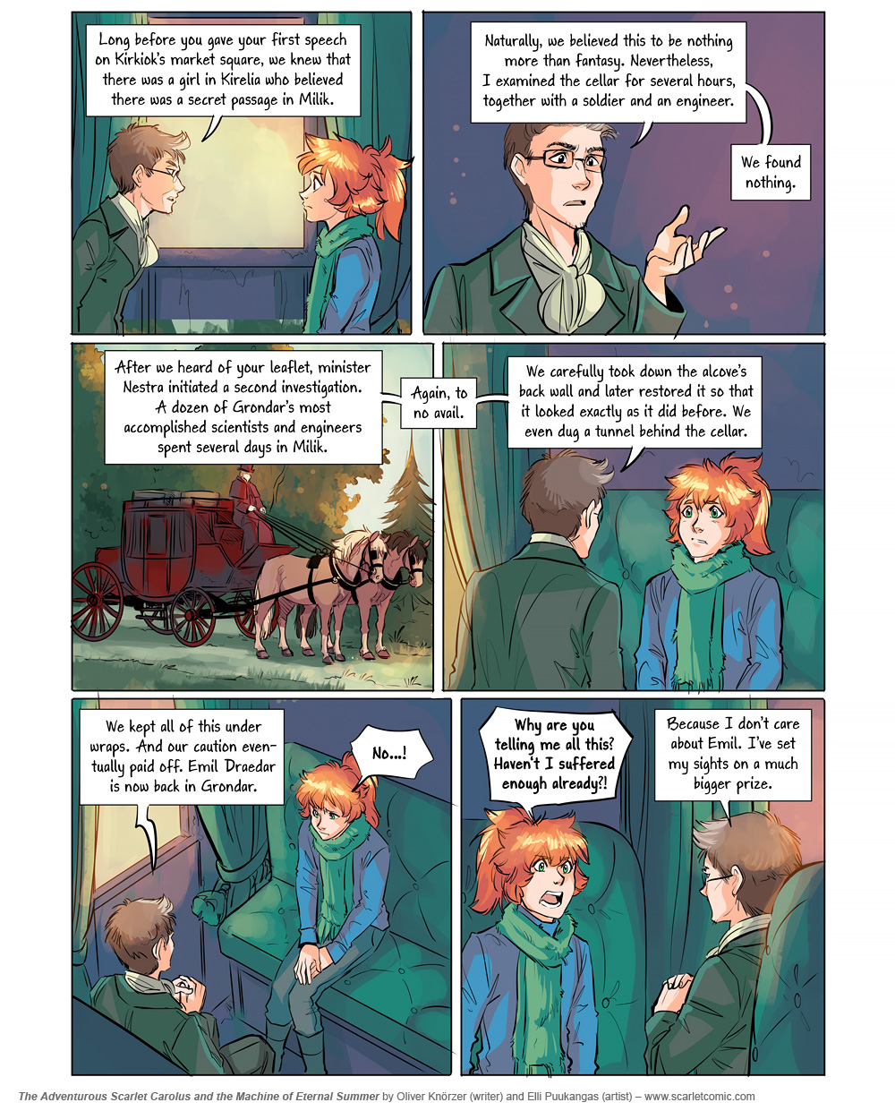 The Adventurous Scarlet Carolus – Machine Girl 067 (2026-05-25). Oliver Knörzer (writer) & Elli Puukangas (artist), CC BY-NC-ND 4.0. https://www.sandraandwoo.com/scarlet/comic/machine-girl-067/