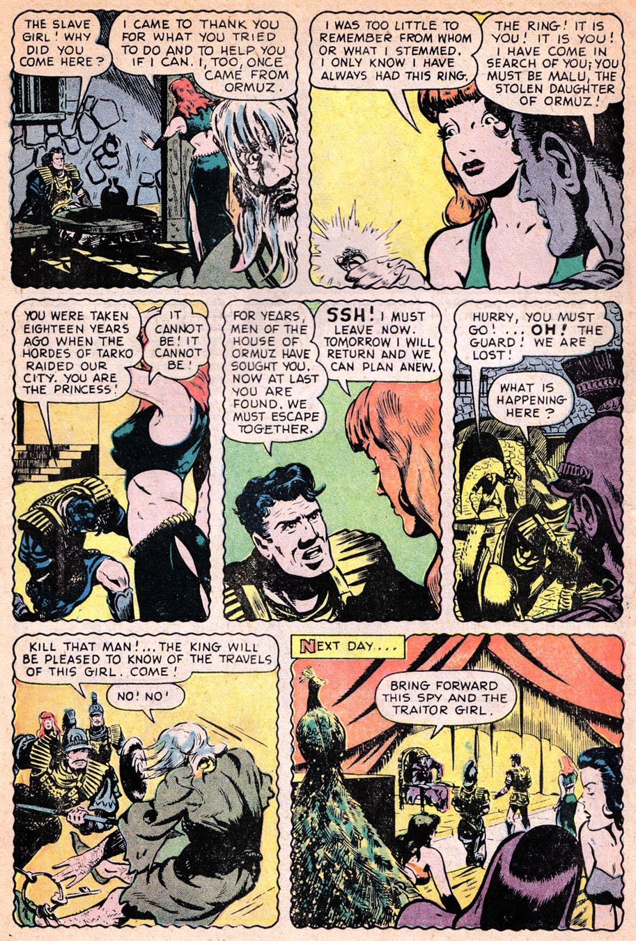 Slave Girl Comics #1, page 8. Public domain. Source: https://commons.wikimedia.org/wiki/File%3ASlaveGirlComics0108.jpg