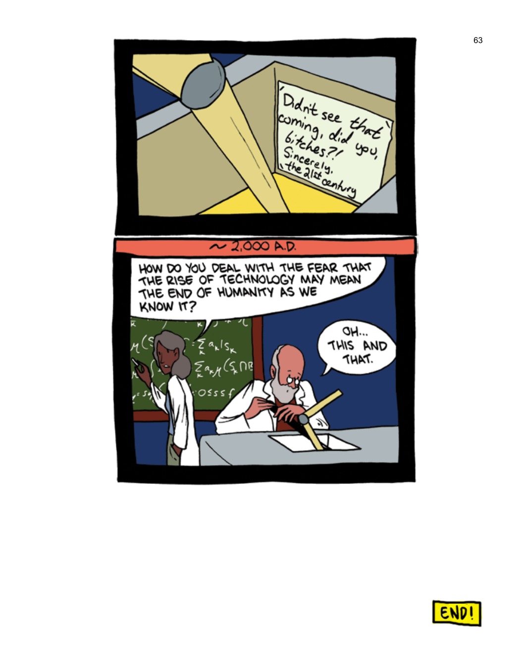 SCIENCE: Ruining Everything Since 1543 by Zach Weinersmith (SMBC), page 70. CC BY-NC 3.0.
