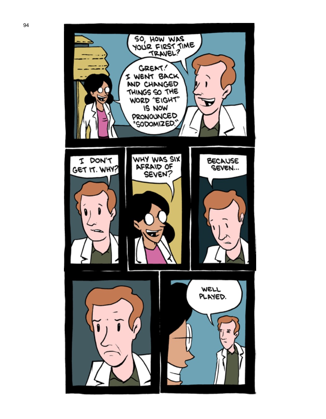 SCIENCE: Ruining Everything Since 1543 by Zach Weinersmith (SMBC), page 101. CC BY-NC 3.0.