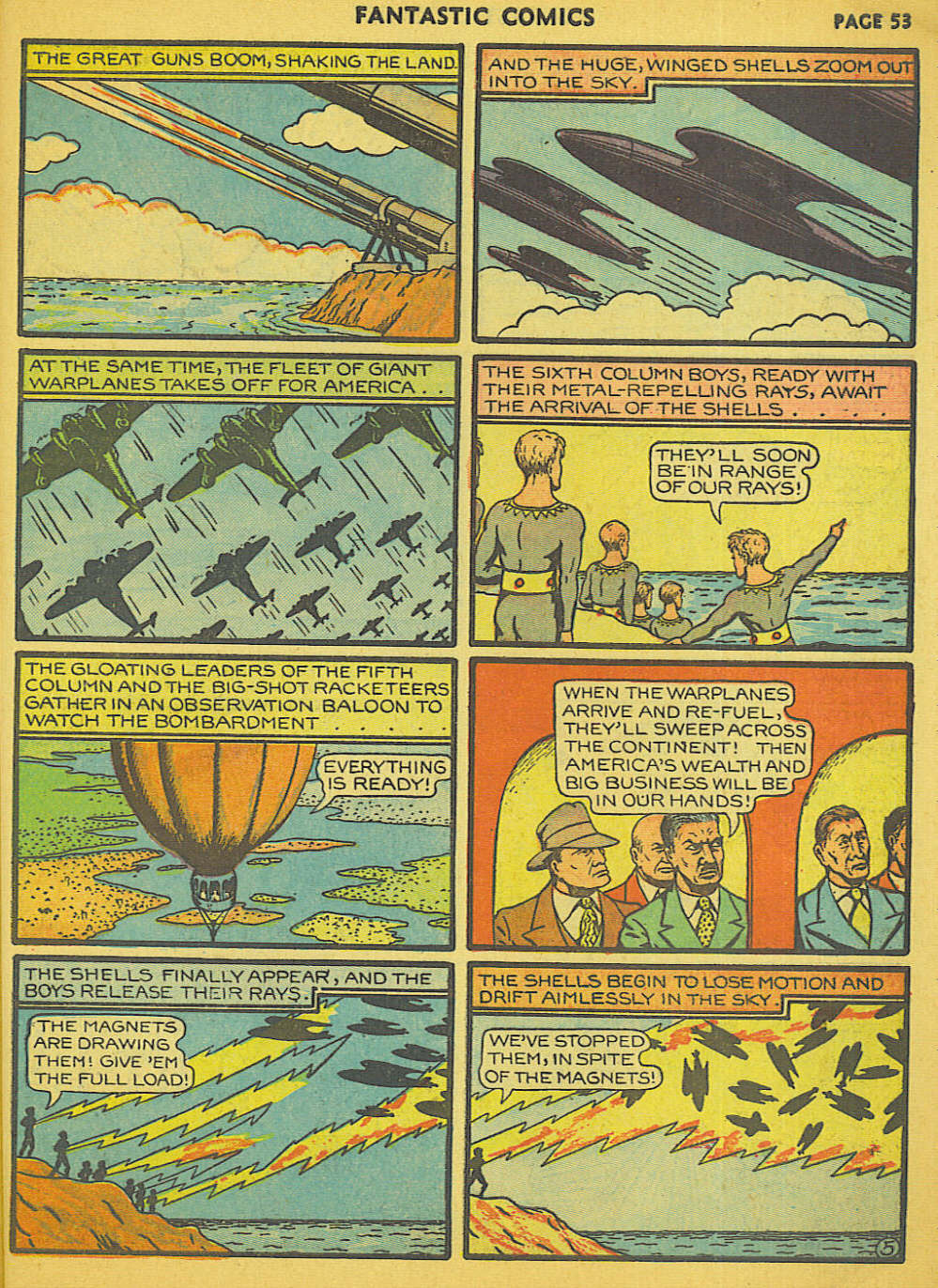Stardust the Super Wizard, page 26. Stardust the Super Wizard by Fletcher Hanks. Public domain in the United States. https://digitalcomicmuseum.com/